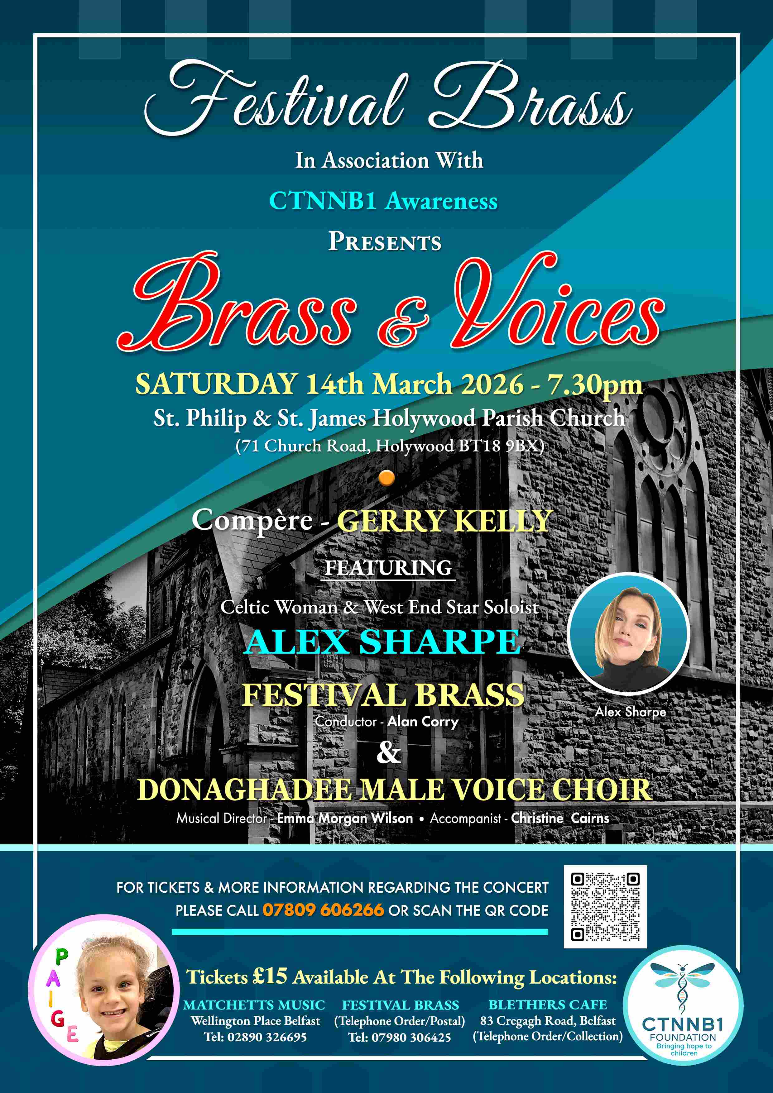 Festive Brass and Voice in Holywood Parish Church on fourteenth of March 2026